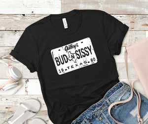 Bud N Sissy License Plate