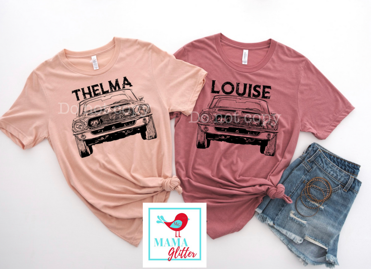 Thelma and Louise Friendship Keychain Set Thelma to My -  UK