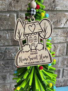 New Home Wooden Ornament