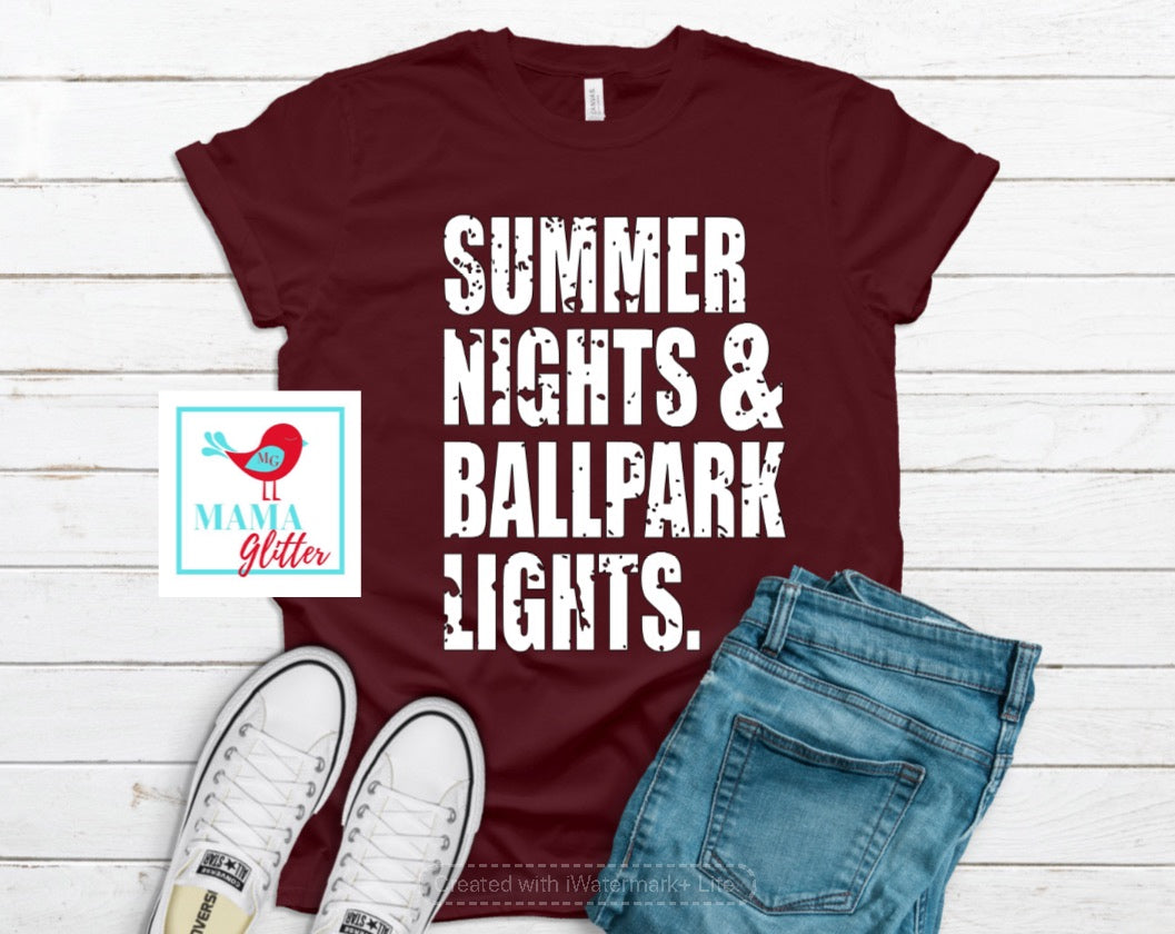SUMMER NIGHTS & BALLPARK LIGHTS - Baseball