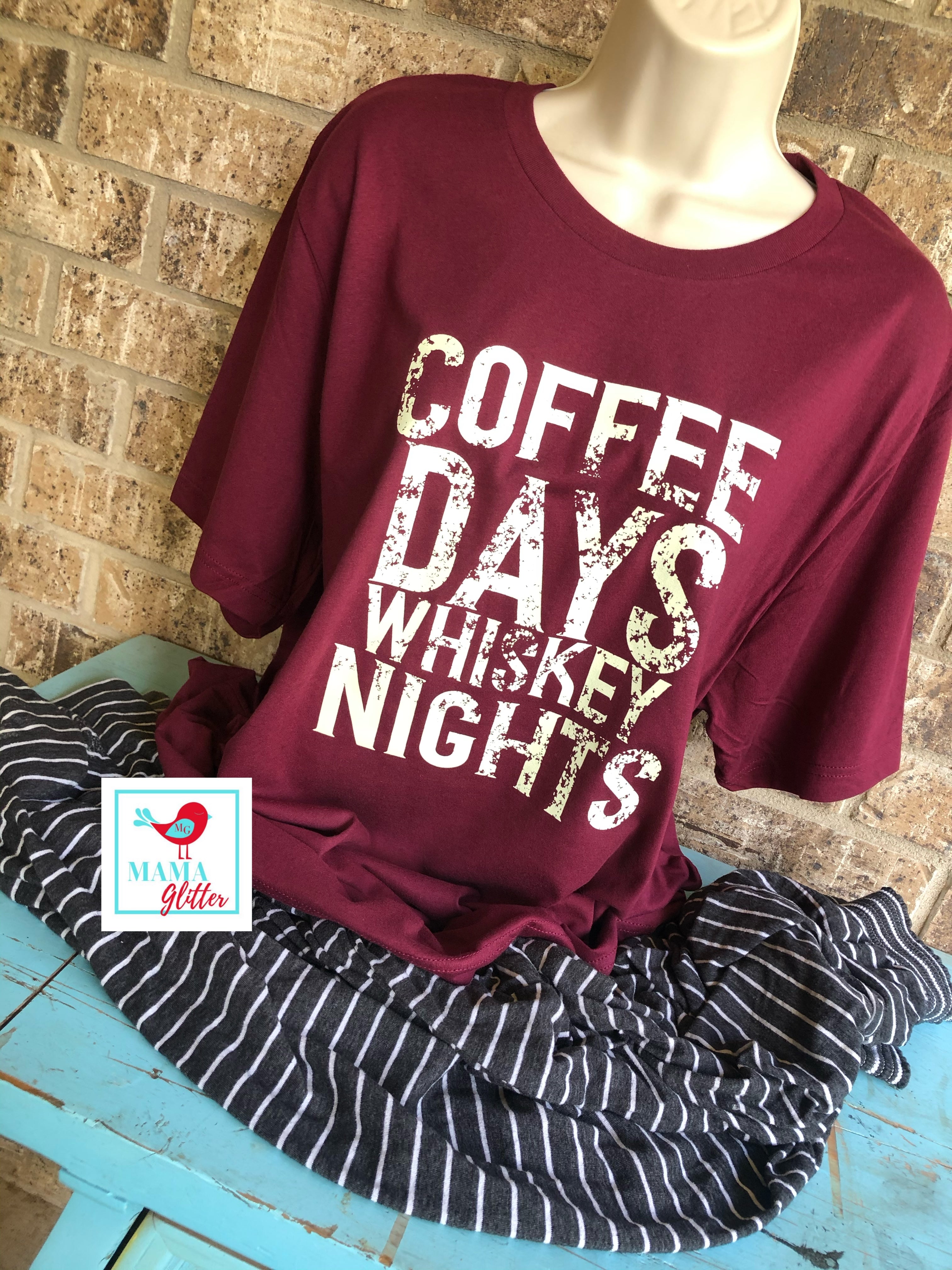 Coffee Days And Whiskey Nights Pajamas