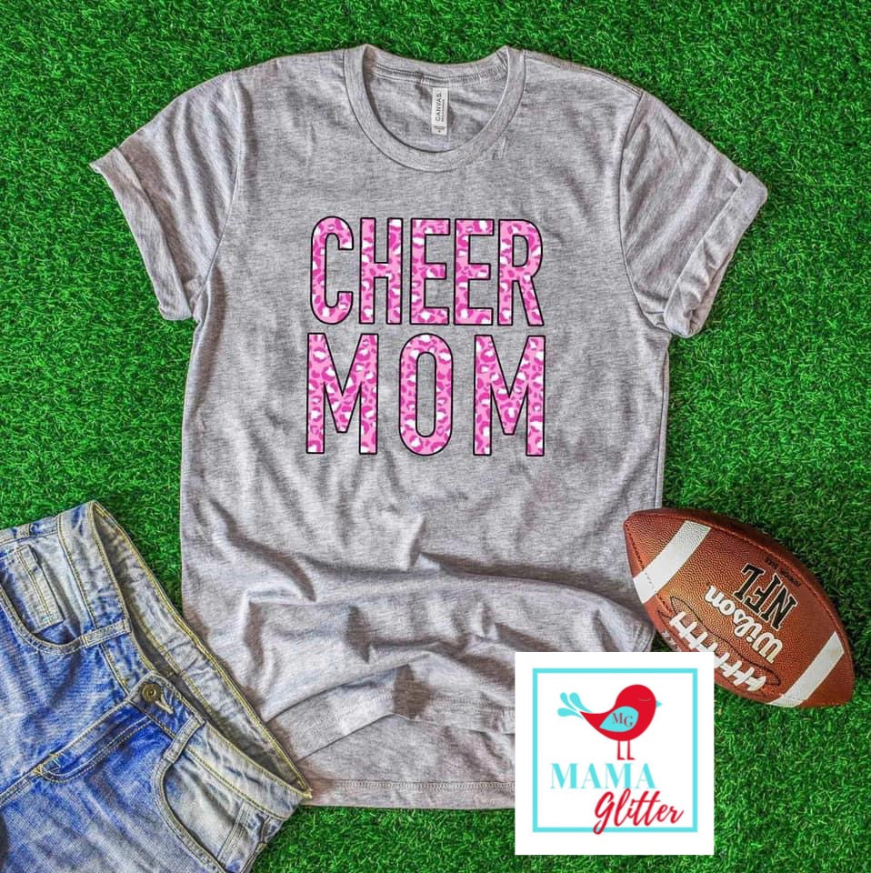 Cheer Mom - Pink Leopard