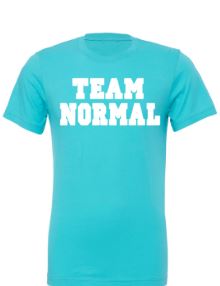Teal Team Normal Tee - Price includes shipping!