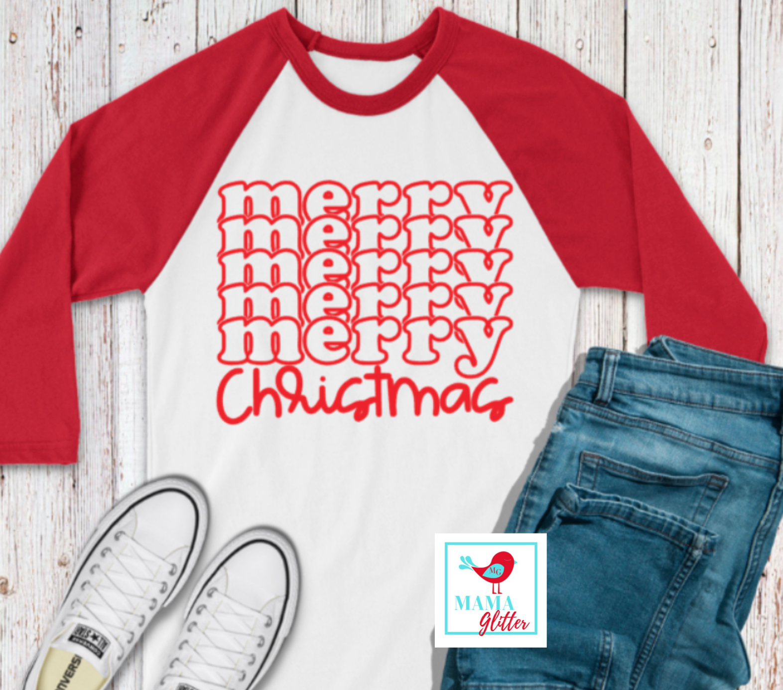 Merry Christmas - Red Print