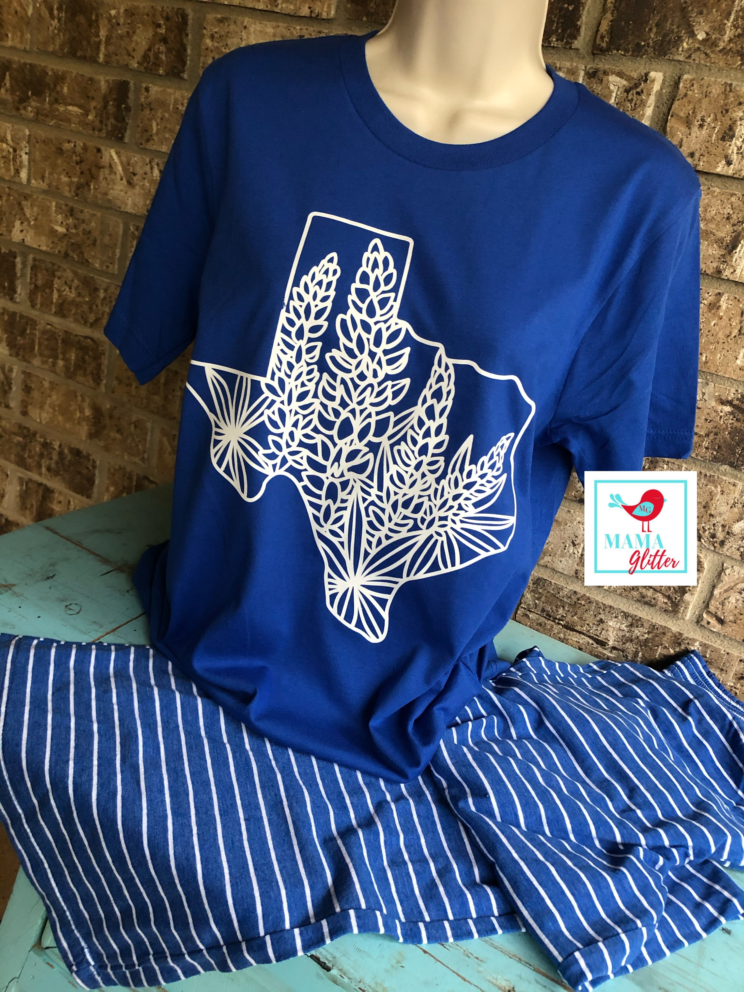 Texas Bluebonnet Pajamas