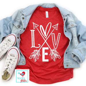 L O V E with Arrows - Valentine