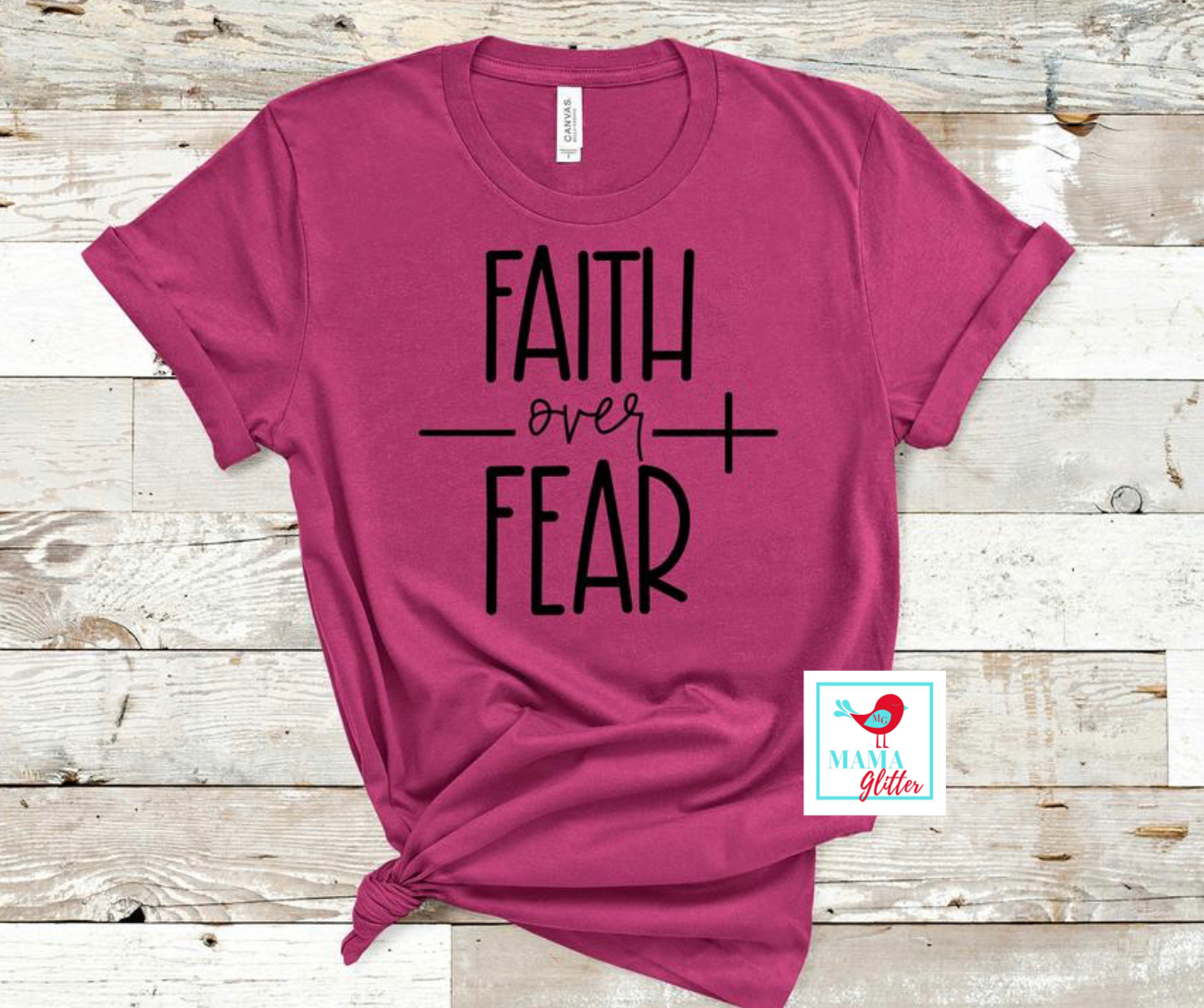 Faith Over Fear - Black Print
