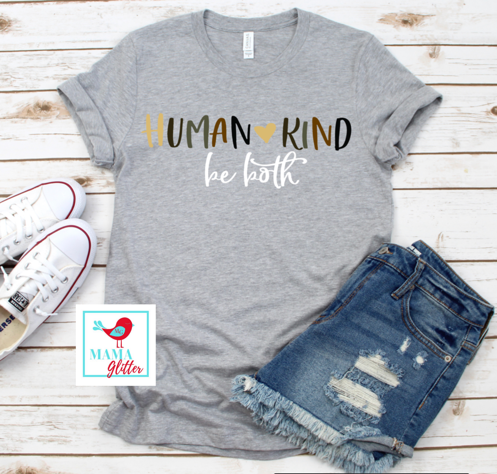 Human Kind, Be both-Full Color, Heart