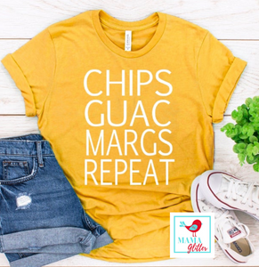 Chips, Guac, Margs, Repeat