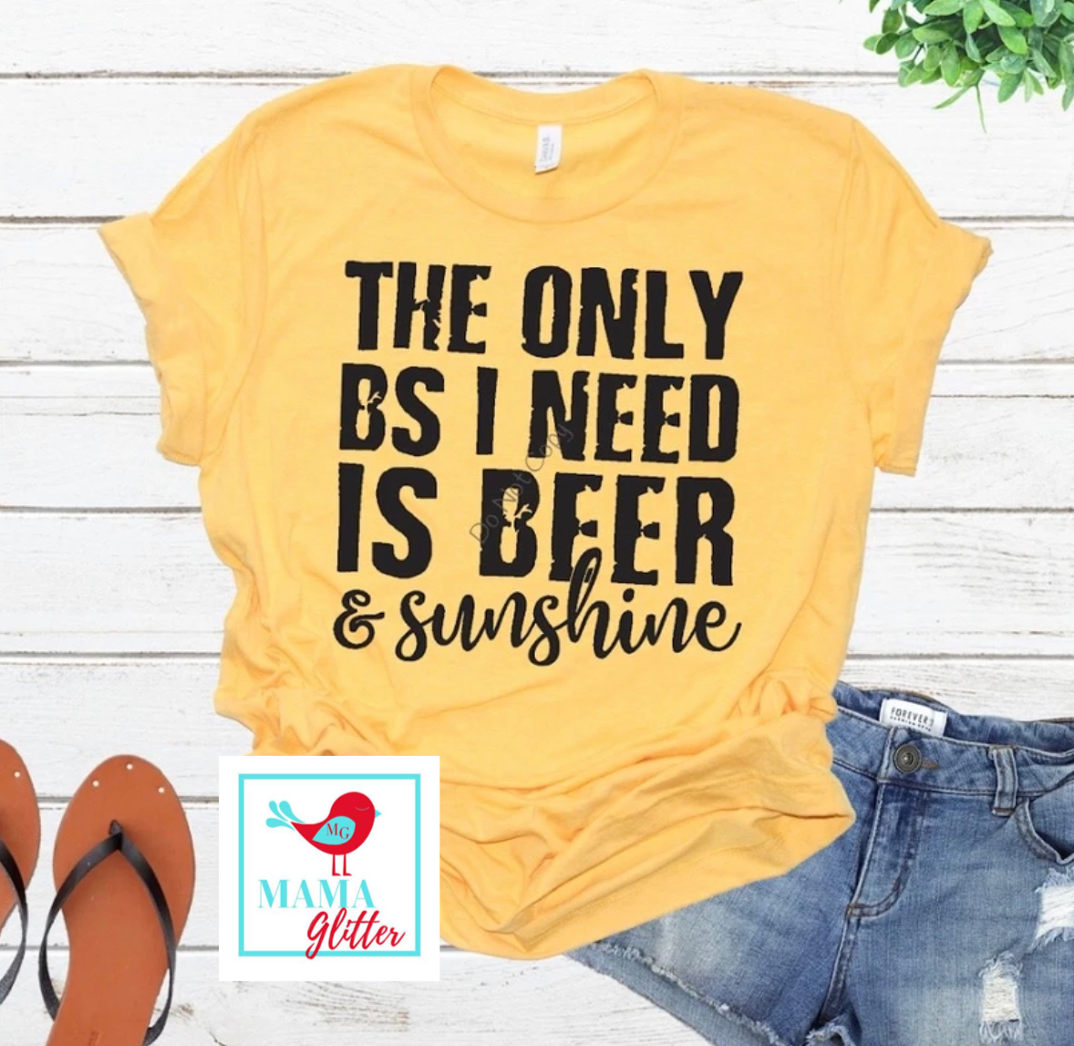 The Only BS I Need is Beer And Sunshine