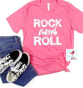 Rock and Roll - White Print