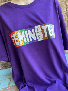 FEMINISTER Purple Tee - Shipping & Donation Included